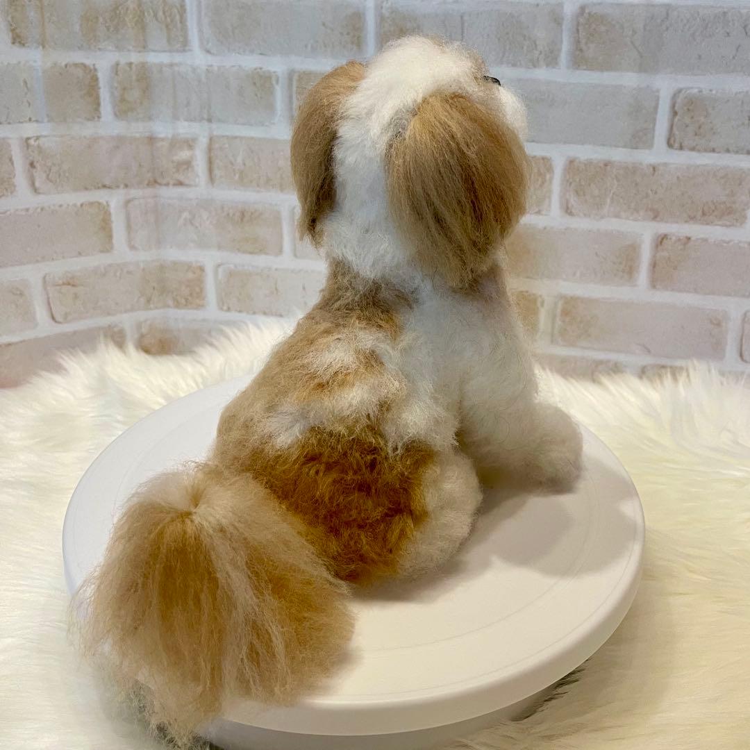 P*o様 シーズー　羊毛フェルト　momoichigo