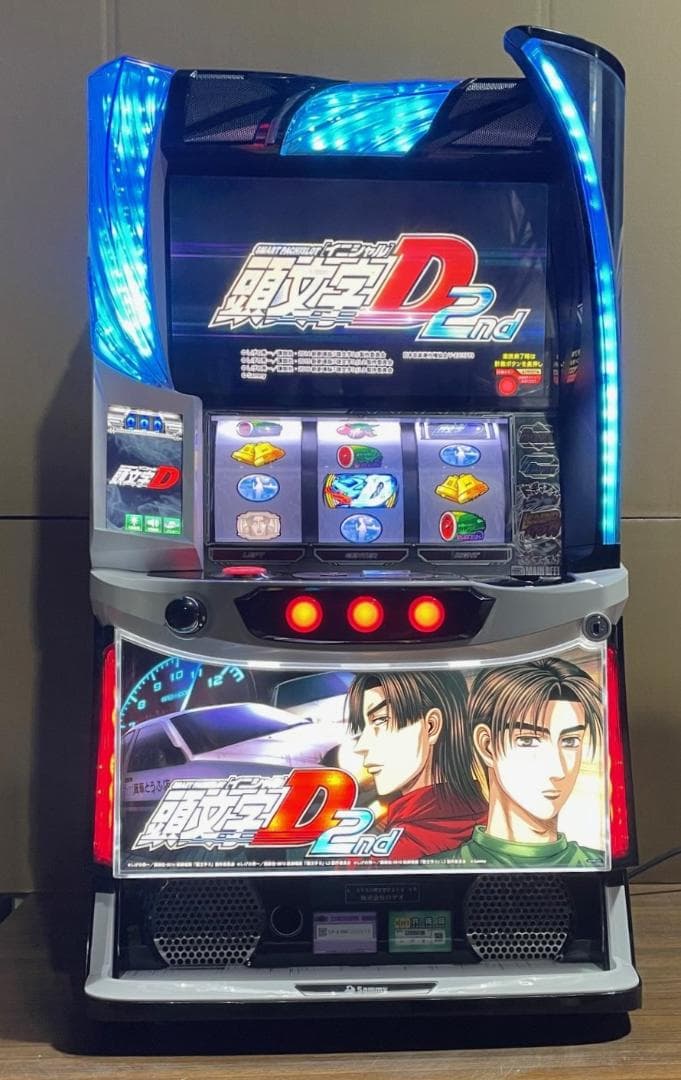 パチスロ実機【スマスロ】Lスマスロ頭文字D２nd　ユニット付き