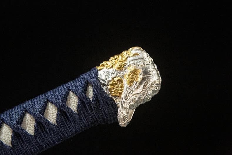 二色獅子太刀 日本刀 模造刀 居合刀 武士道 武蔵 鑑賞用 手鍛造打