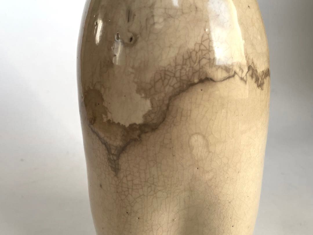 骨董　アンティーク　丹波焼　古丹波　白丹波　徳利　雨漏り　酒器　花瓶　民芸　民藝