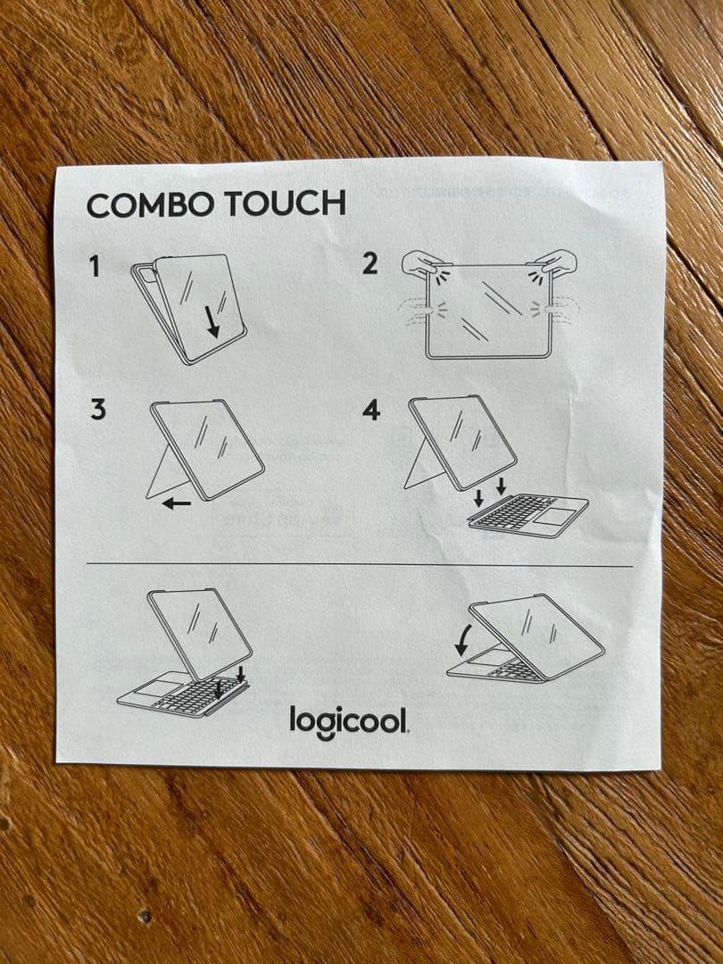 11インチiPad ProロジクールCombo Touch Keyboard