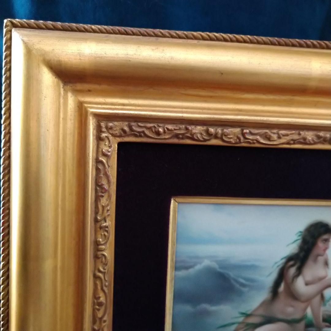 ✤額装陶板画✤『オンディーヌ』✤