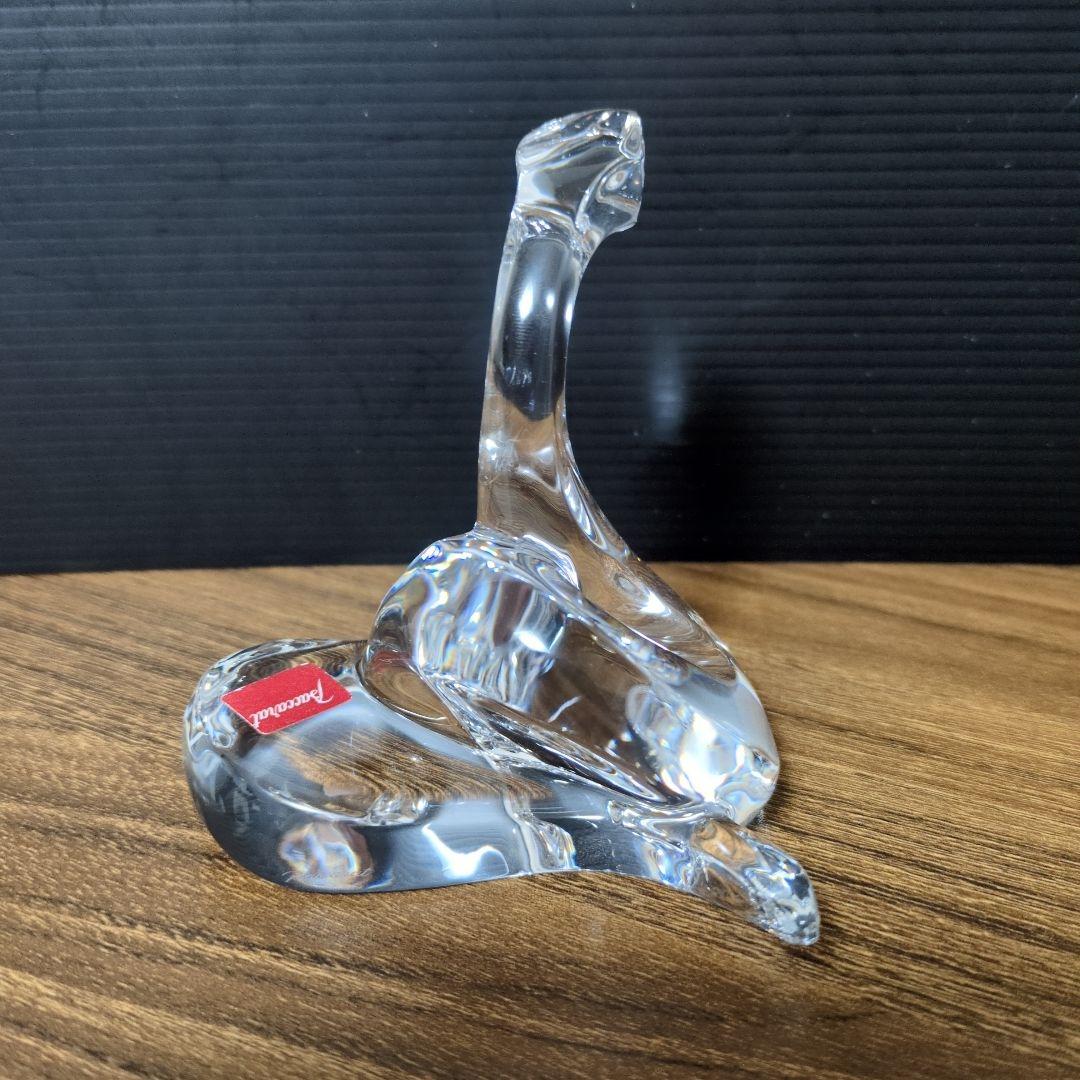 【美品】バカラ／干支 巳 蛇 スネイク フィギュリン 置物