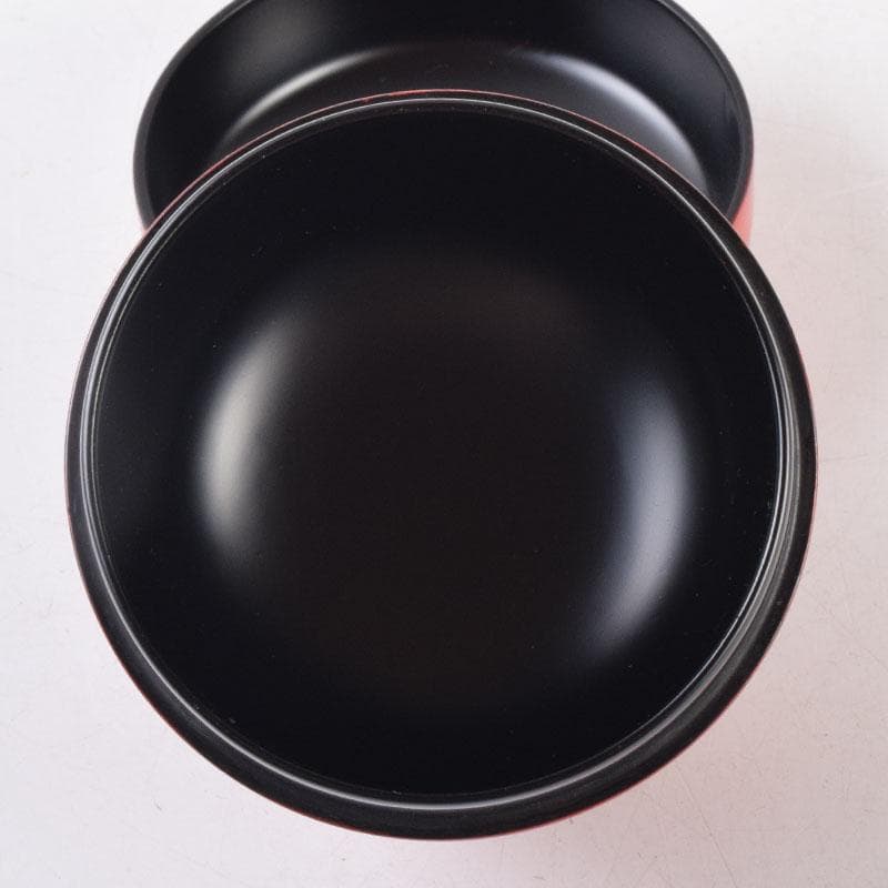 茶道具　根来塗　夏目有彦作　薬壷　書付　識箱　V　8510