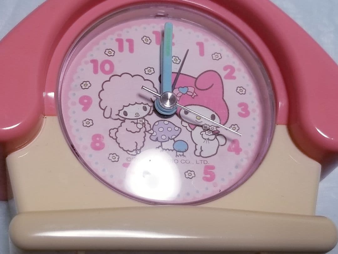 マイメロディ アナログ時計 ピンク