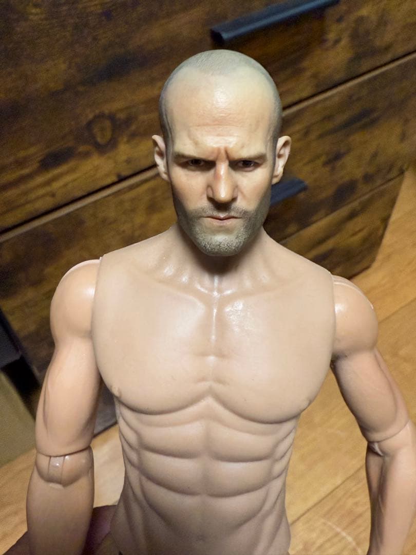 1/6 ジェイソン・ステイサム 似 ヘッドパーツ 素体