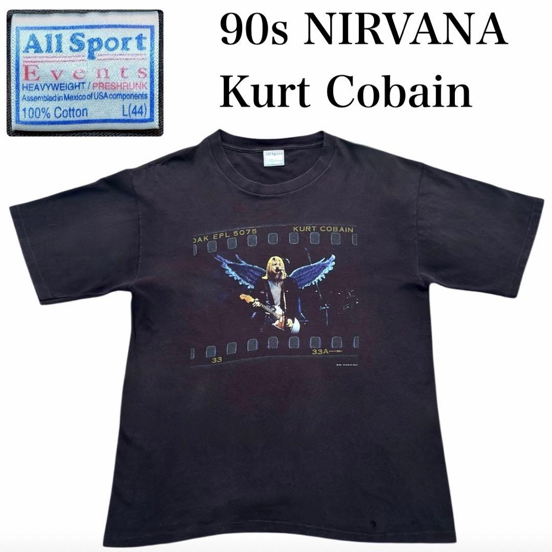 90s NIRVANAカートコバーン追突ヴィンテージTシャツ当時物ニルヴァーナ