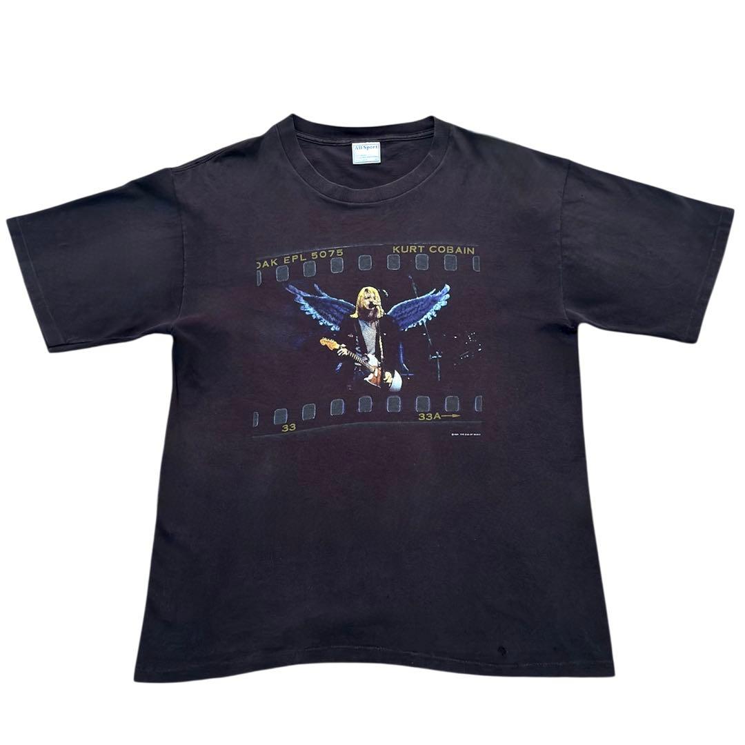 90s NIRVANAカートコバーン追突ヴィンテージTシャツ当時物ニルヴァーナ