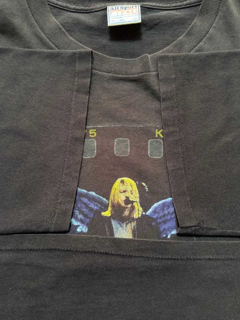 90s NIRVANAカートコバーン追突ヴィンテージTシャツ当時物ニルヴァーナ