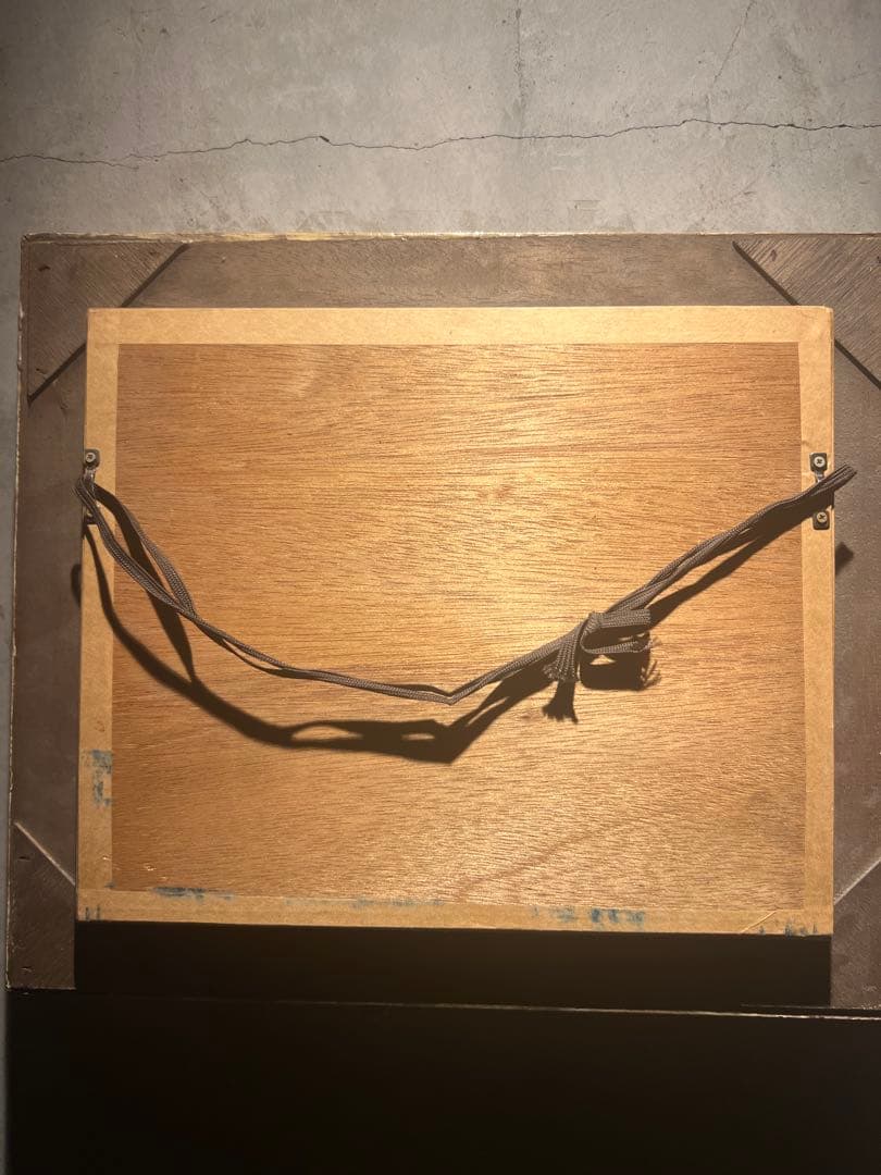 印象派　肉筆油彩画　【Paris】　直筆サインあり