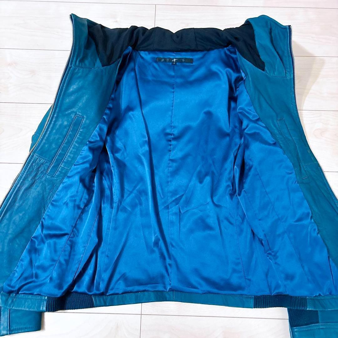 NO ID. レザー パーカー ダブルジップ アーカイブ y2k opium