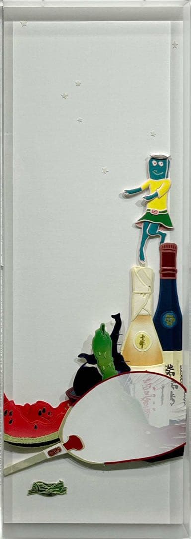 ミヤケマイ「夏祭り Twilight」 コラージュ作品