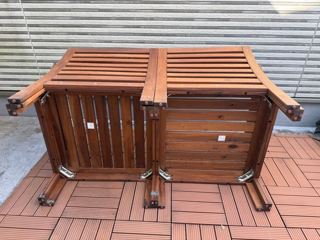 IKEA 屋外用イージーチェアほか、クッションのセット