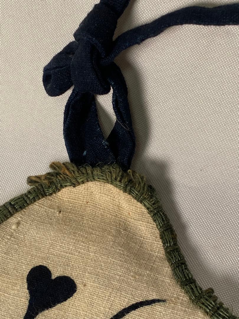 1971❣️ 藍型染め　屋号　腹掛け　飛脚