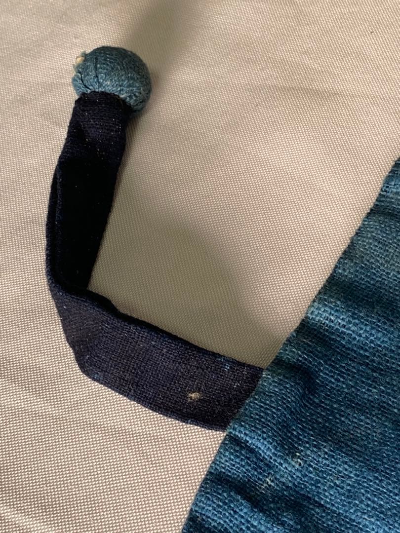 1971❣️ 藍型染め　屋号　腹掛け　飛脚