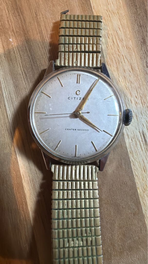 マ*ル様 遺品整理稼働　激レア美品　CITIZEN センターセコンド 自動巻きヴ