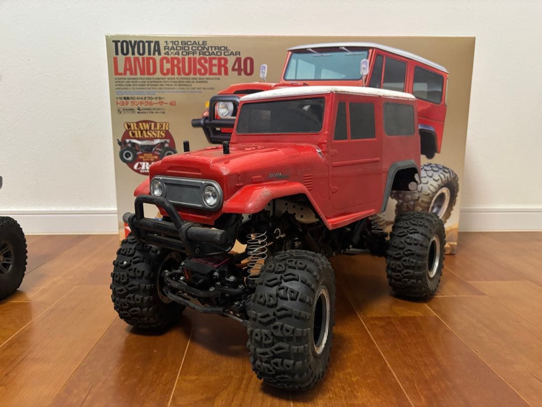 タミヤ G500 cc02& ランドクルーザー40cr01、2台セット
