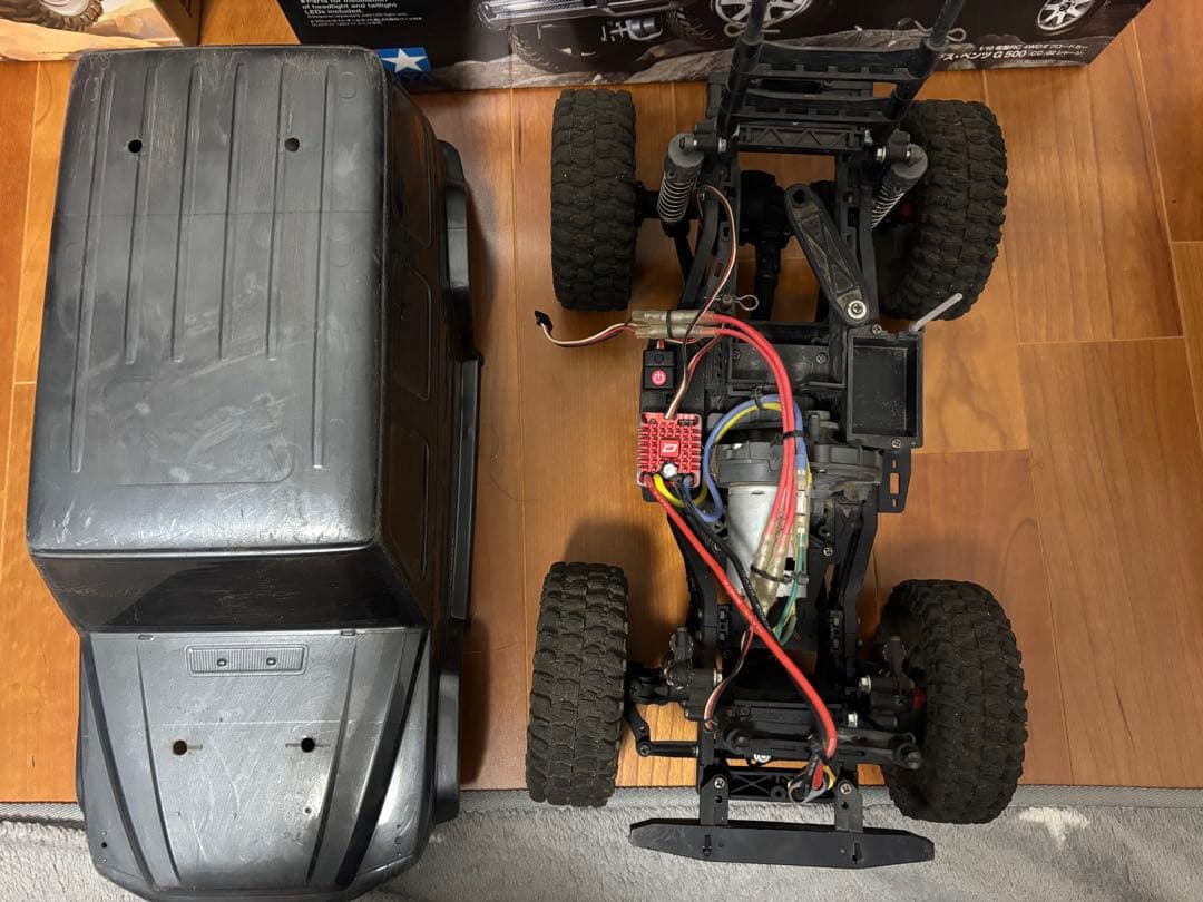 タミヤ G500 cc02& ランドクルーザー40cr01、2台セット