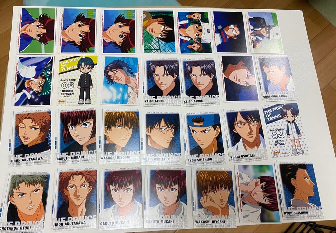 テニスの王子様　シャイニングクリアカード　他まとめ売り 約150枚以上 手塚など