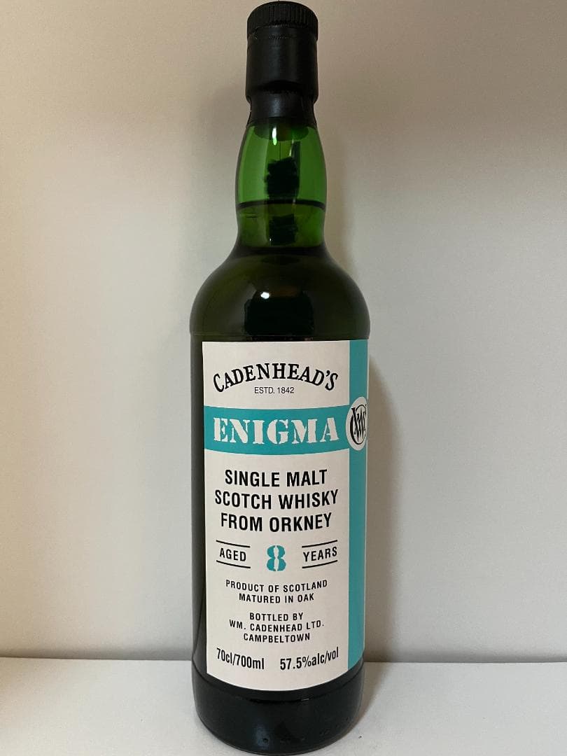 エニグマ オークニー シングルモルト スコッチウイスキー 8年・ケイデンヘッド
