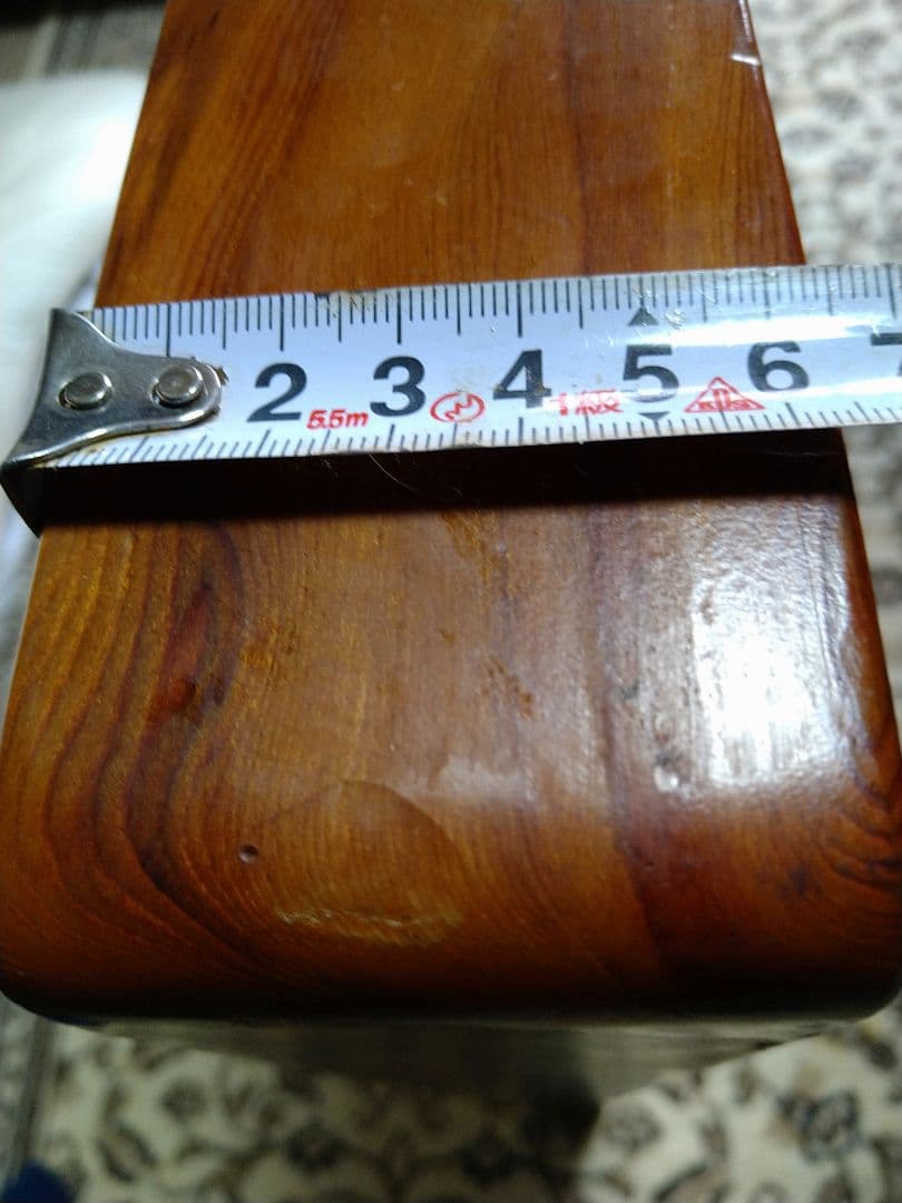 屋久杉 天然木製 座卓 約137.5cm x 75.5cm 板厚6.05cm