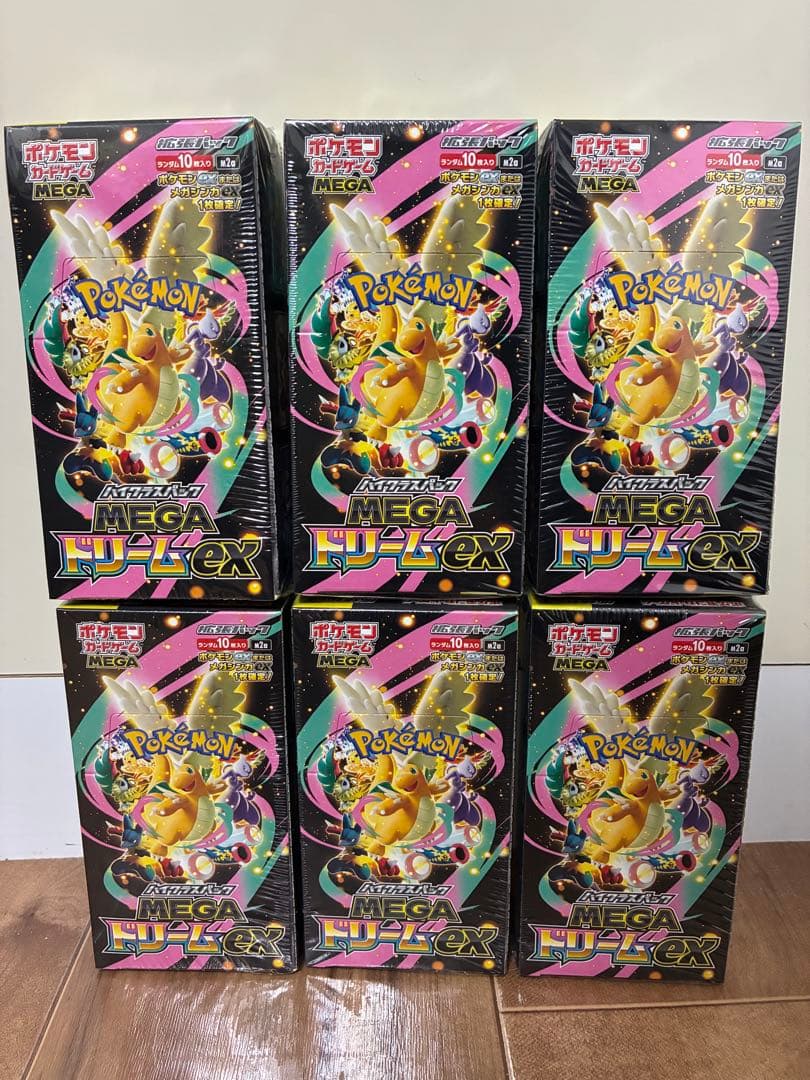 ポケモンカードゲーム MEGA ハイクラスパック MEGAドリームex 6BOX