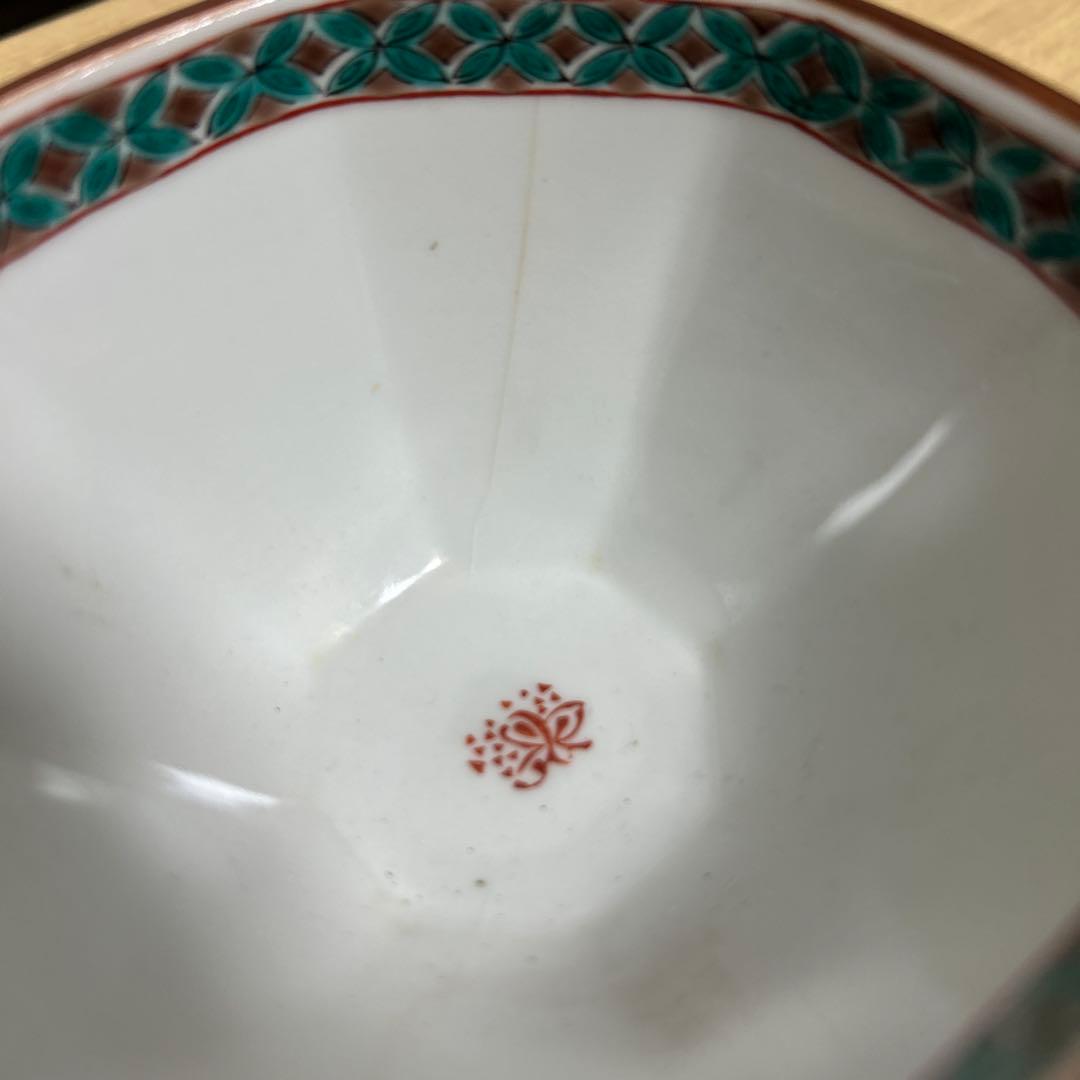 九谷焼　晃山窯　アンティーク　古美術