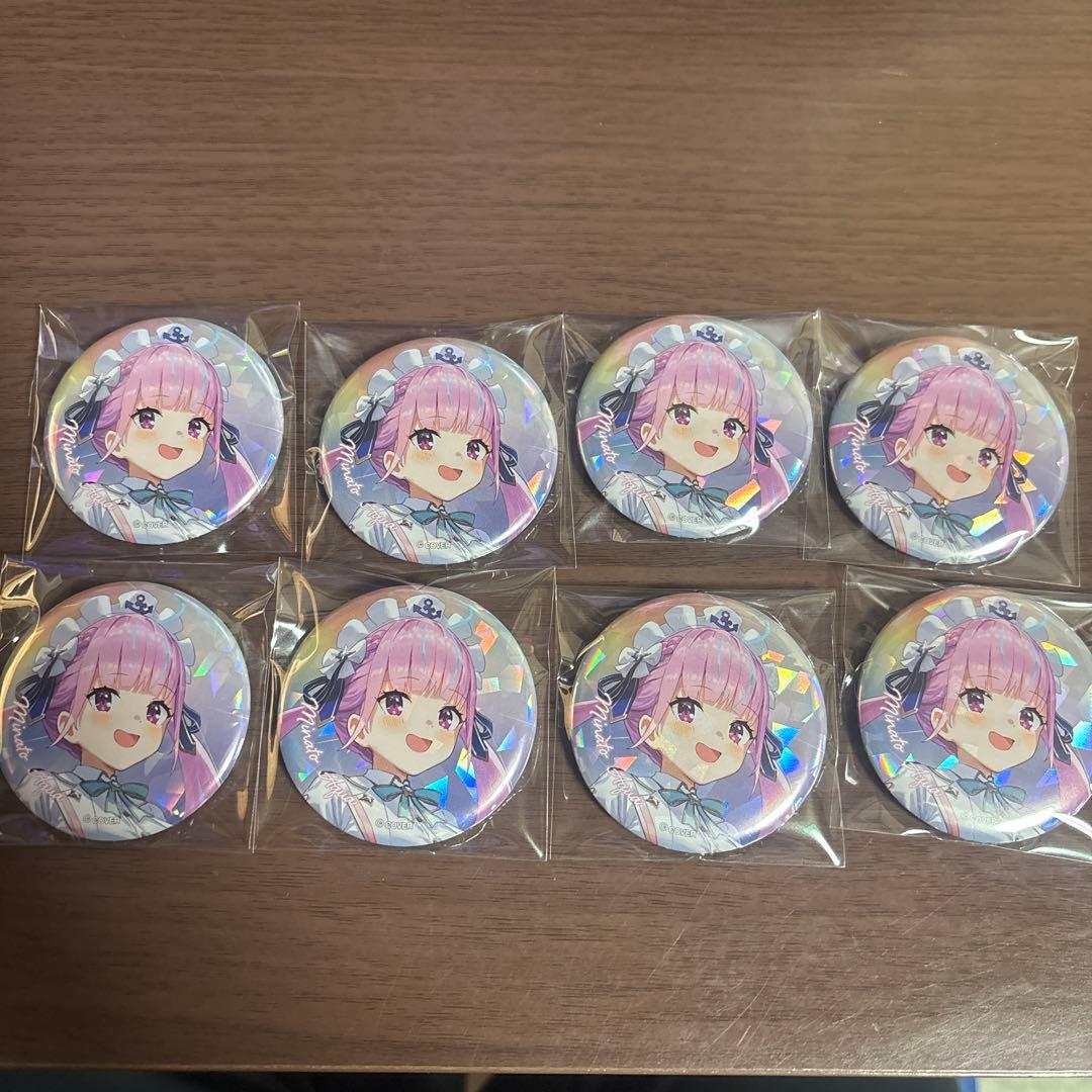 hololive 5th fes 湊あくあ ホログラム缶バッジ ×8個
