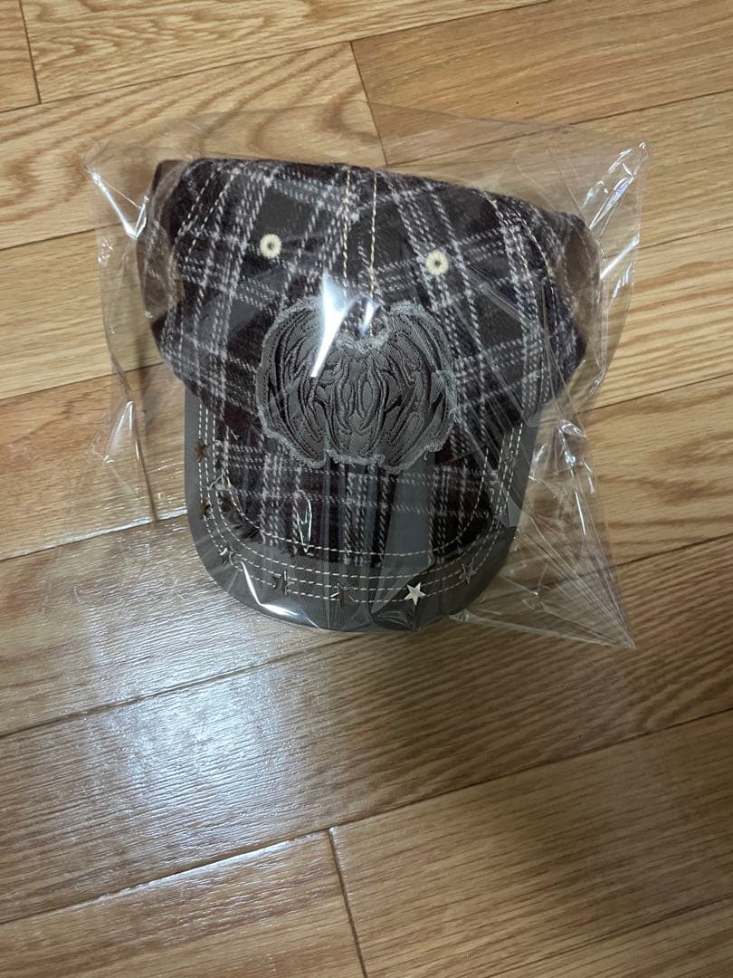 帽子 EC Melodi / Brown Plaid Star Studded Hat