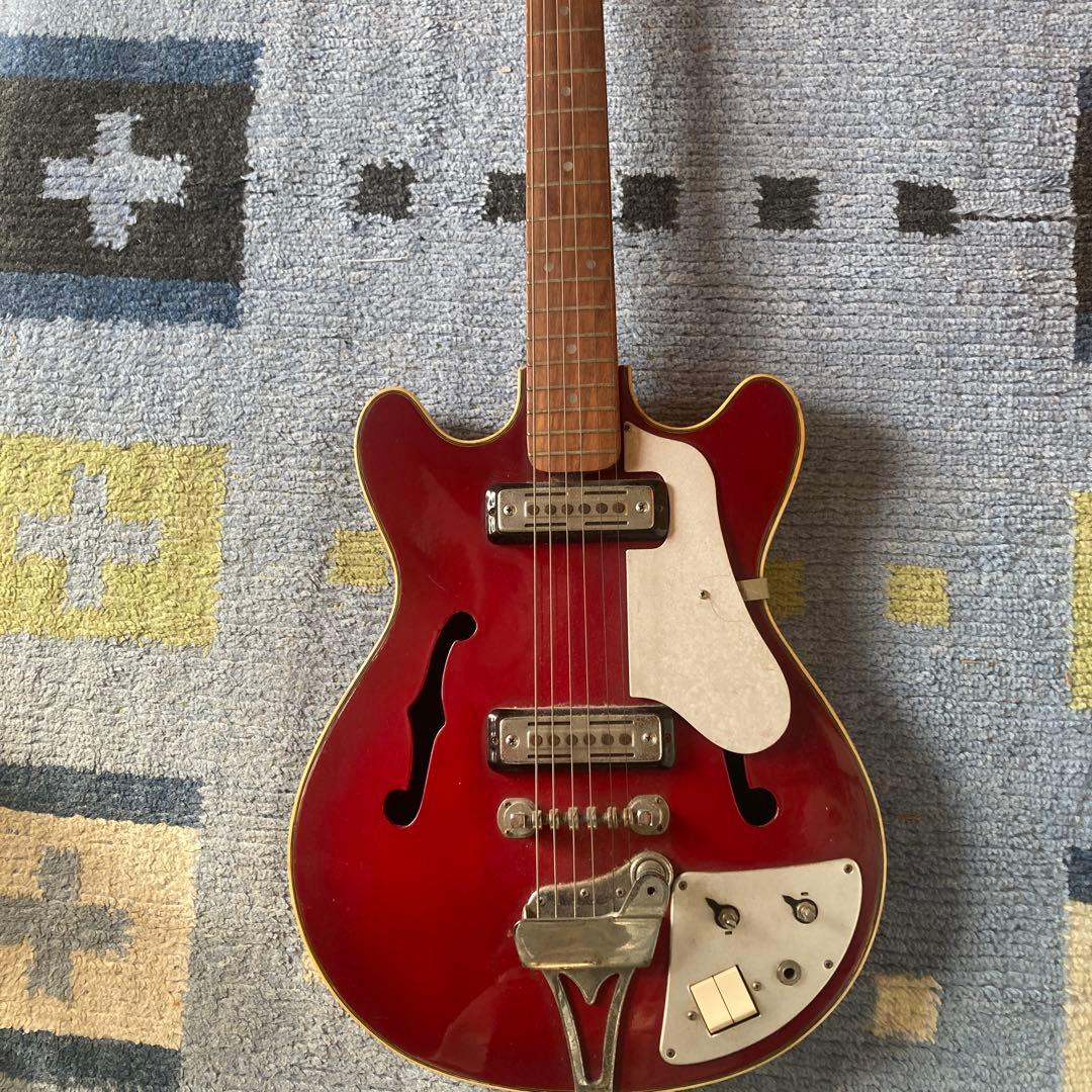 TEISCO レッド エレキギター