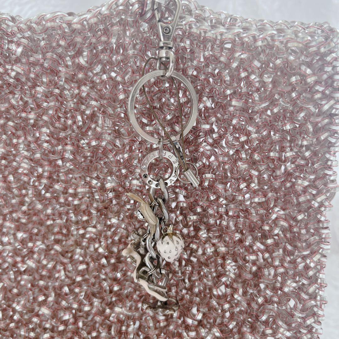 チャーム付✨アンテプリマ スタンダードスクエアラージ シルバー ピンク お呼ばれ