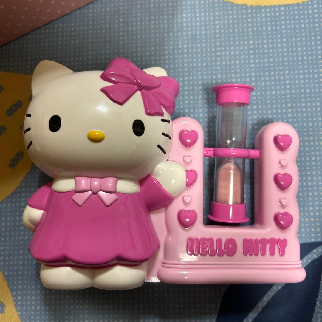 キティ　砂時計　歯ブラシスタンド　サンリオ