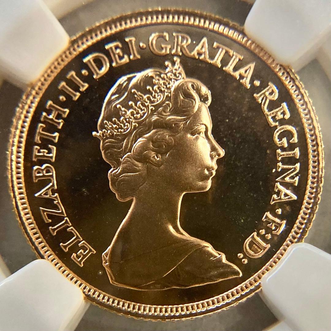 ★Akina-(^_-)O★★1983年イギリス 1ソブリン プルーフ金貨