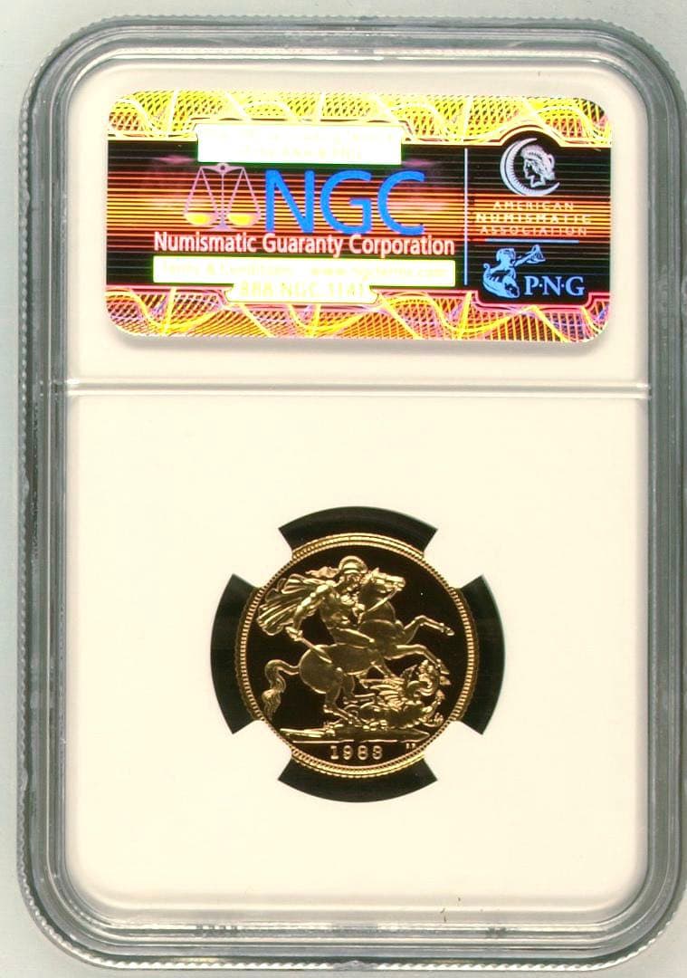 ★Akina-(^_-)O★★1983年イギリス 1ソブリン プルーフ金貨