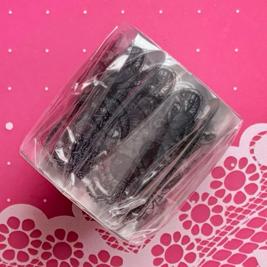 PET 黑白蕾丝边 4cm×5m 海外マスキングテープ　海外マステ　蝶　レース