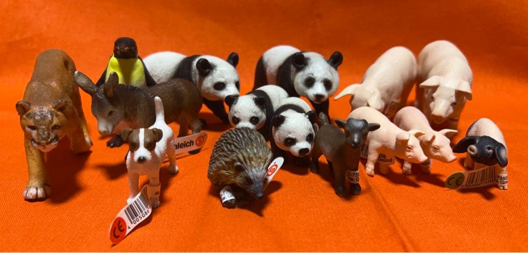 ※バラ売り不可※Schleich シュライヒ タグ付き54体セット 廃盤あり