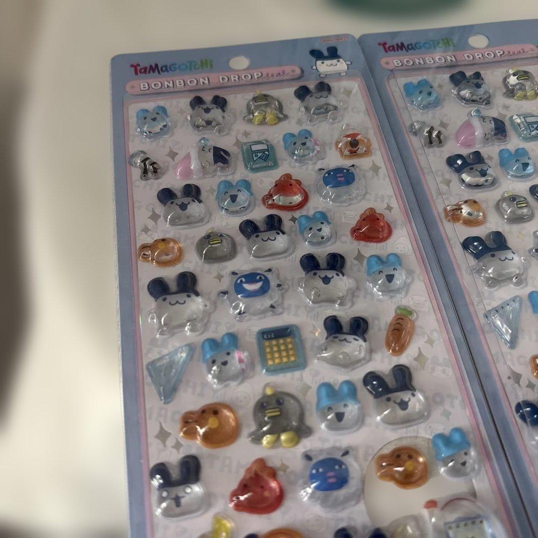 国内正規品　たまごっちボンボンドロップシール　6枚セット　ボンドロ