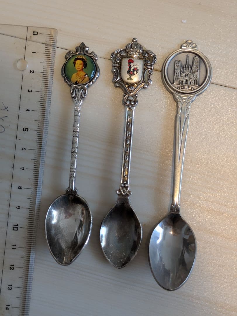 (木製スプーンラック付き）スーベニアスプーンラック　セット