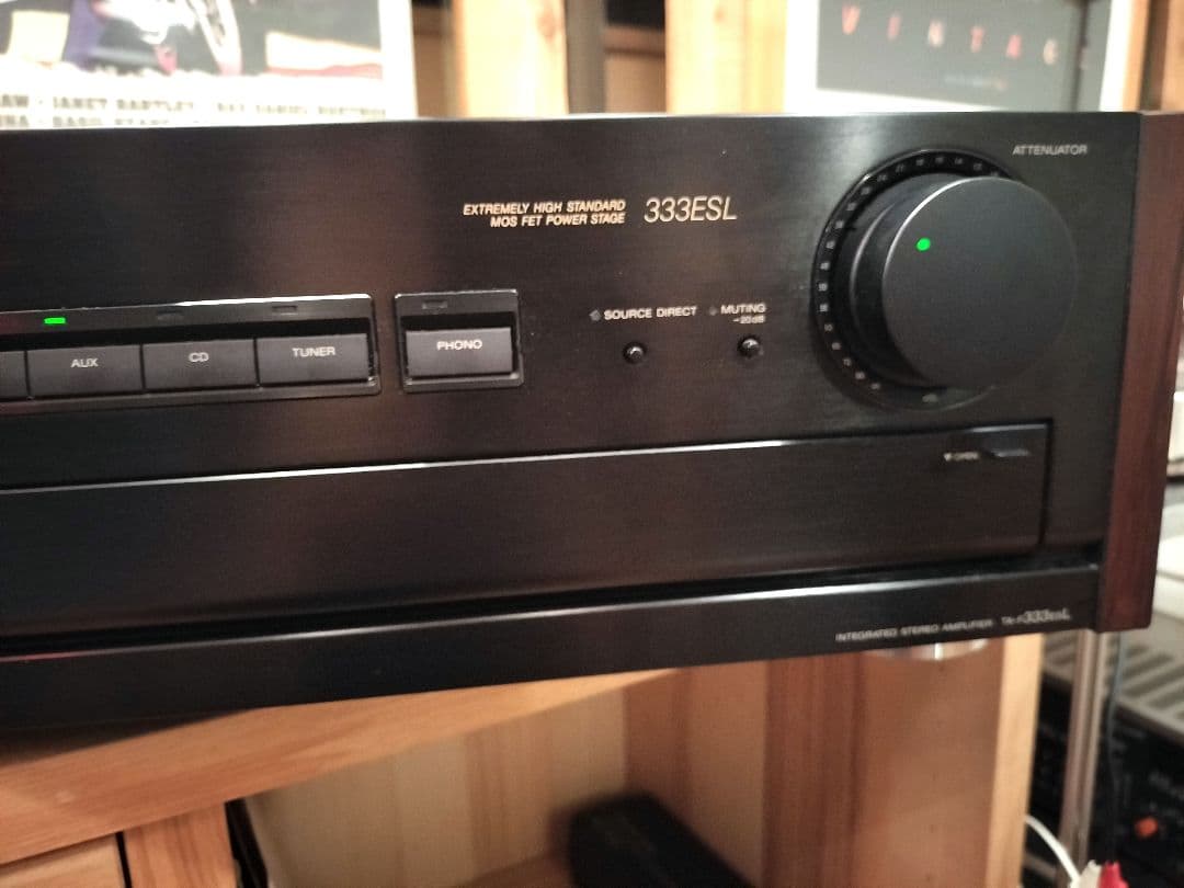 希少 SONY プリメインアンプ　TA-F333 ESL 通電、音出しOK