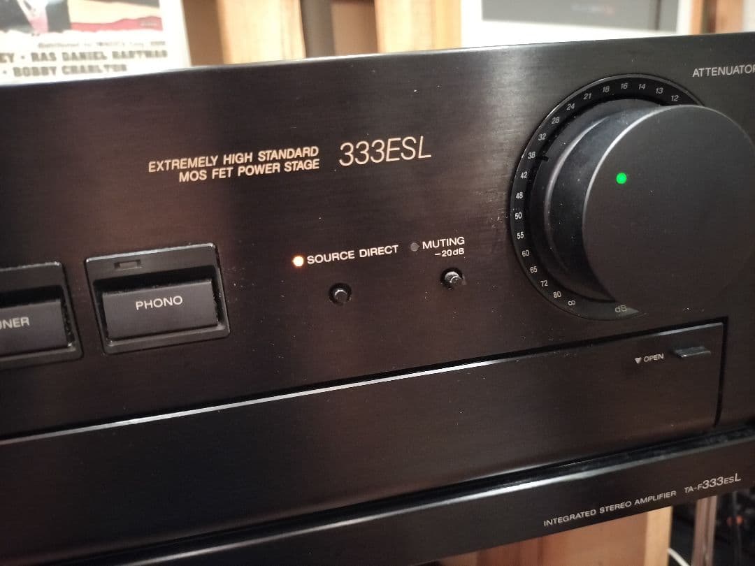 希少 SONY プリメインアンプ　TA-F333 ESL 通電、音出しOK