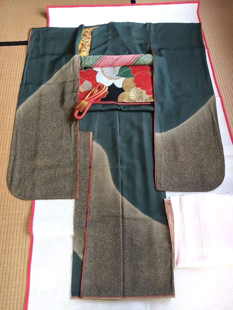 aus☆aya　やまと誂　振袖フルセット　美品　たたき染め