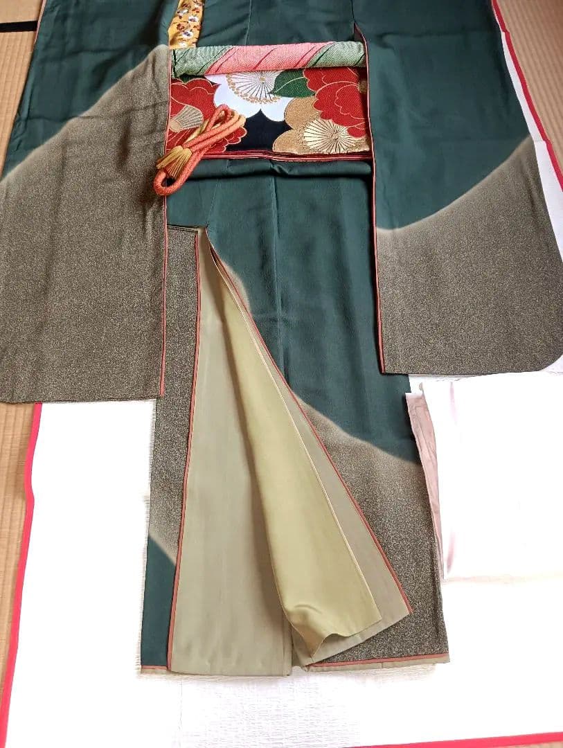 aus☆aya　やまと誂　振袖フルセット　美品　たたき染め