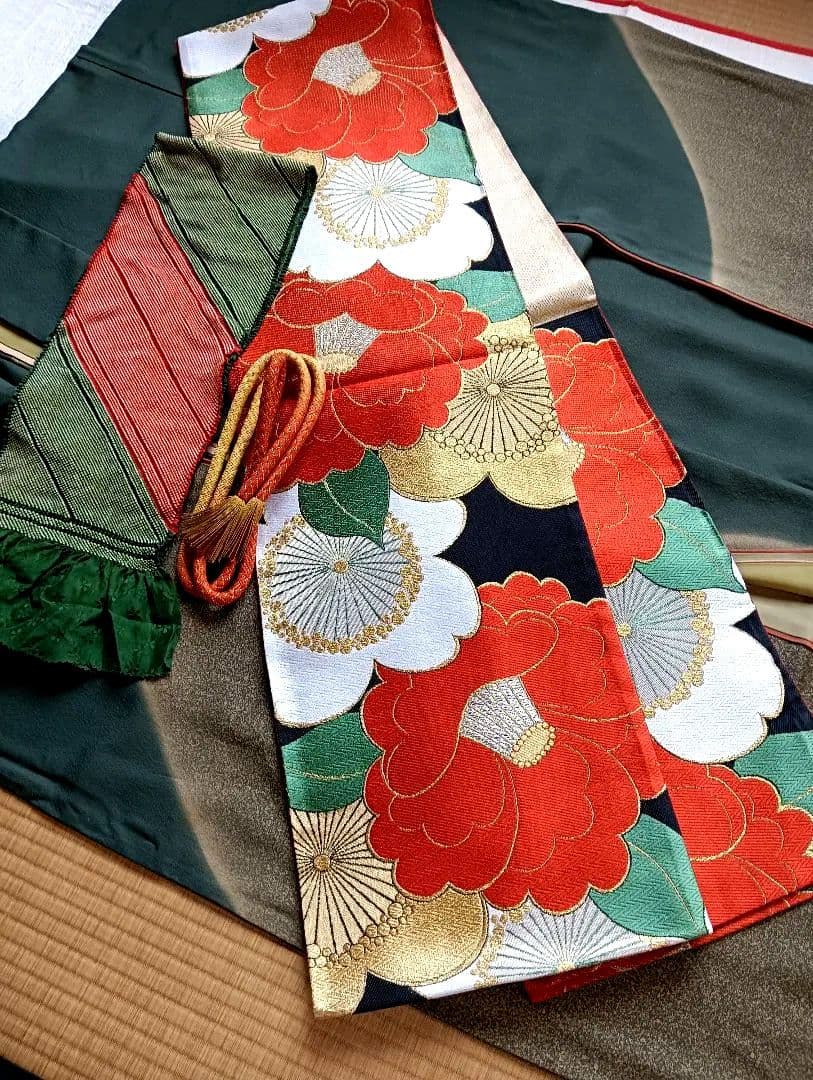 aus☆aya　やまと誂　振袖フルセット　美品　たたき染め
