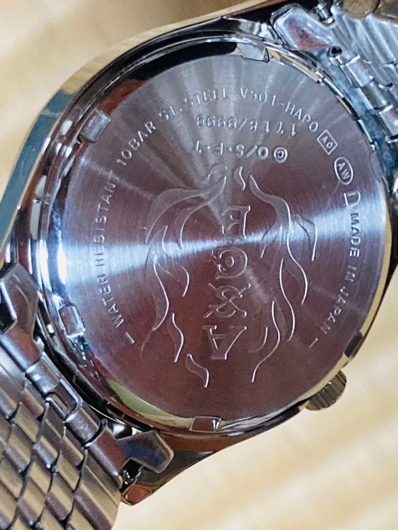 【中古】ワンピース　火拳のエース 炎の記憶 限定版公式メモリアルウォッチ