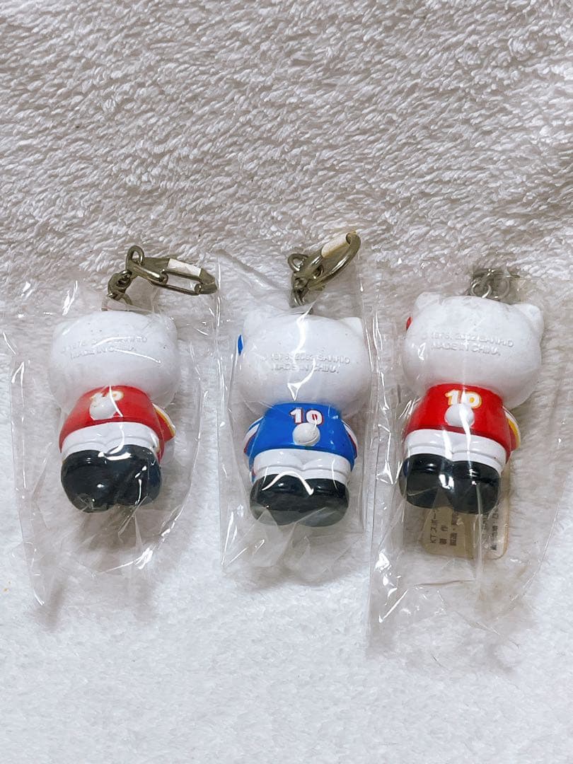 ハローキティ スポーツファン キーホルダー 3点セット