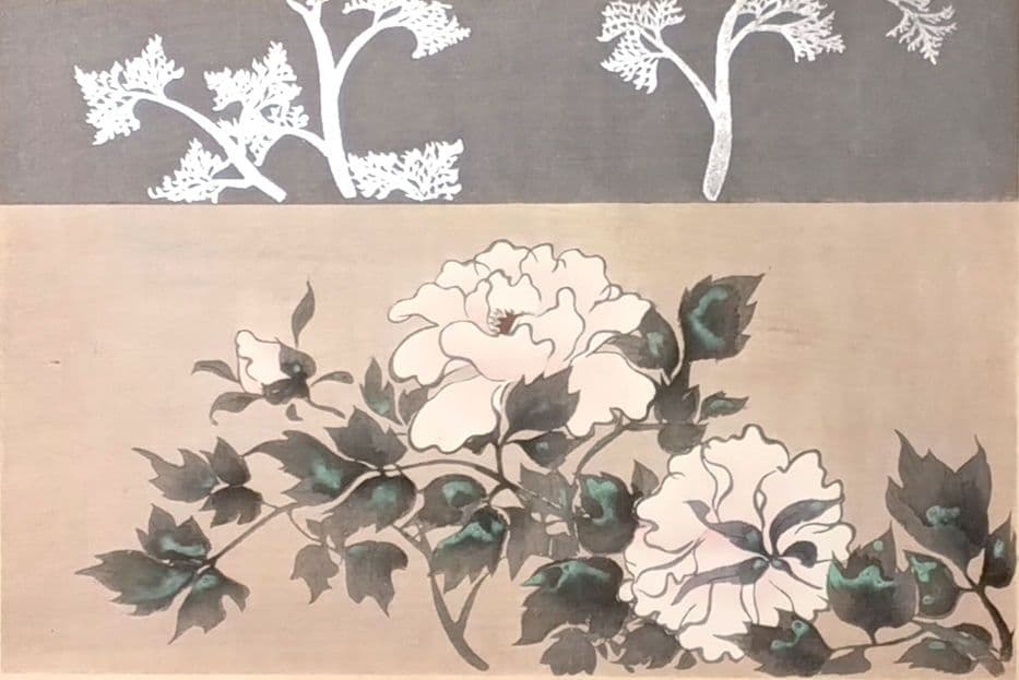 琳派図案版画（色摺木版画)、作者不詳、明治後期～昭和初期出版