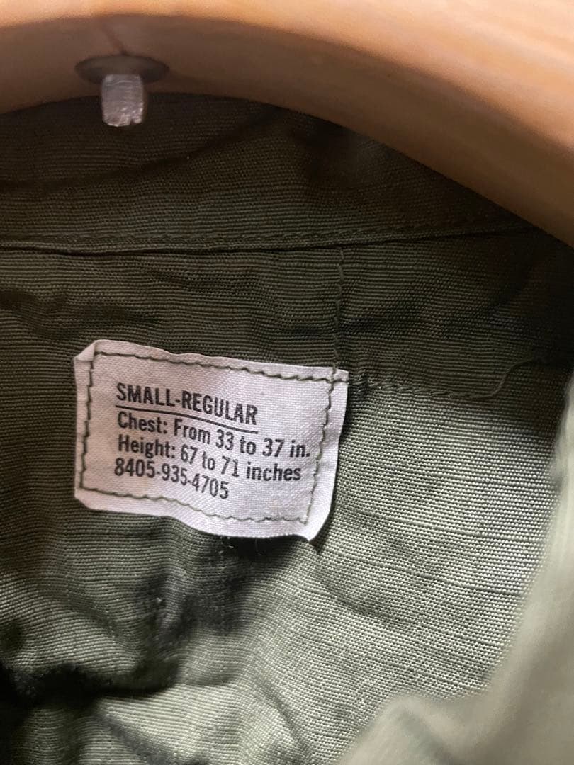 ビンテージ　ジャングルファティーグジャケット　60s米軍ミリタリー