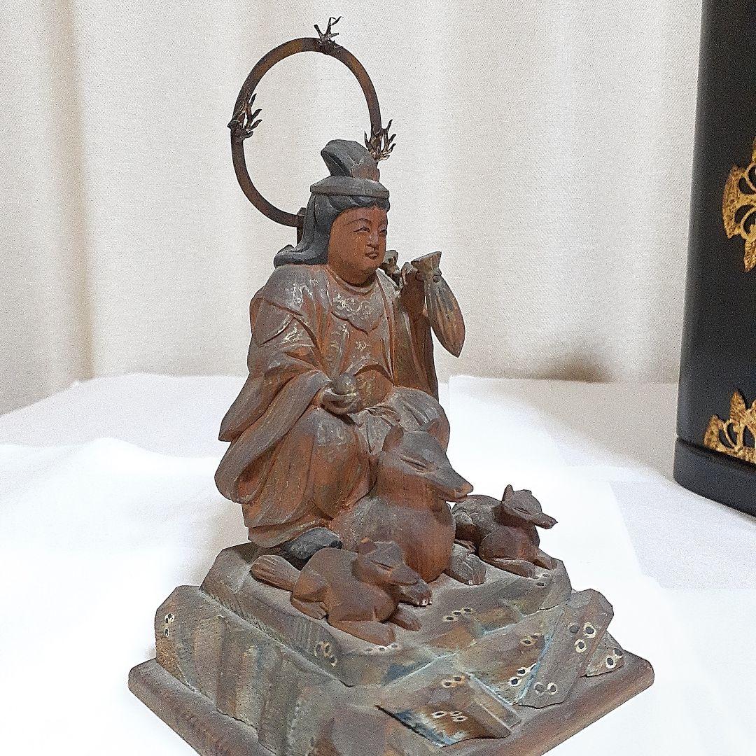 荼枳尼天尊　仏像　厨子