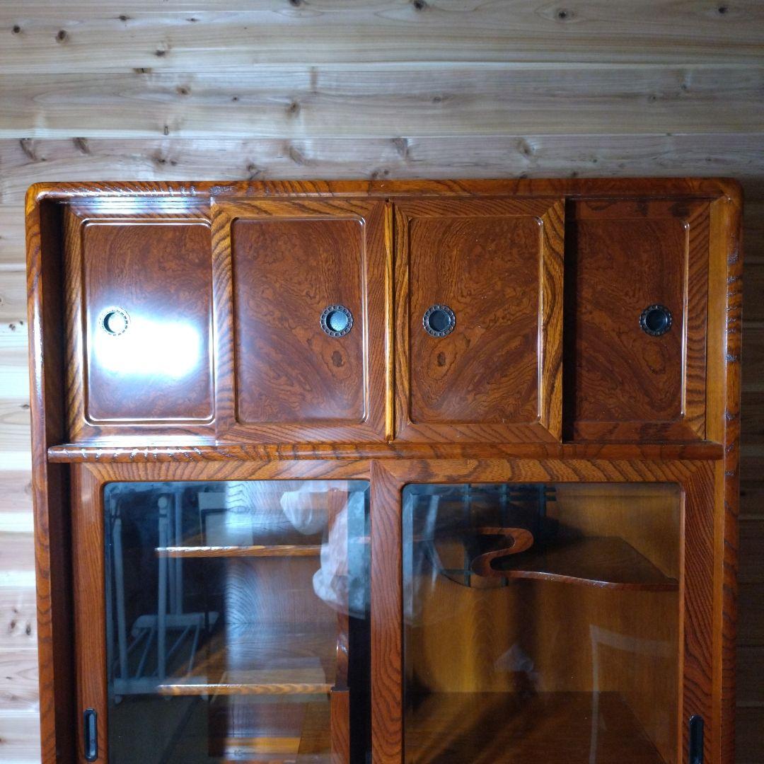 [美品/欠損なし]半軒　茶箪笥　柿棚　(上部)※下部同時購入要