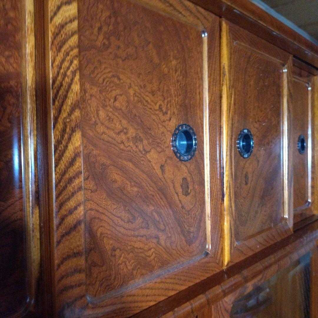 [美品/欠損なし]半軒　茶箪笥　柿棚　(上部)※下部同時購入要